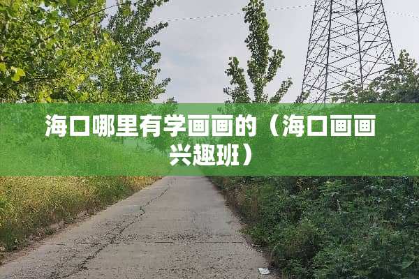 海口哪里有学画画的(海口画画兴趣班) 海口哪里有学画画的(海口画画兴趣班)
