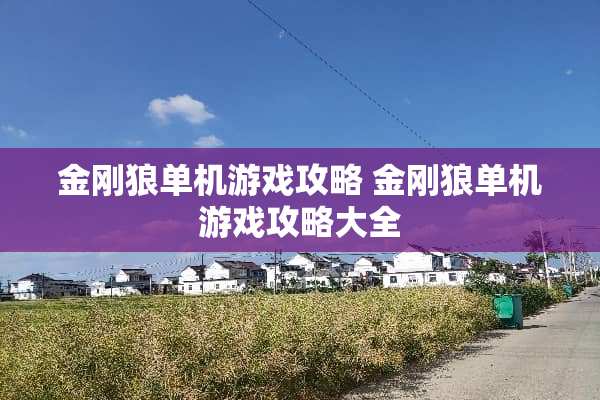 金刚狼单机游戏攻略 金刚狼单机游戏攻略大全 金刚狼单机游戏攻略 金刚狼单机游戏攻略大全