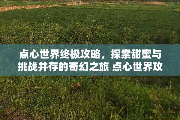 点心世界终极攻略,探索甜蜜与挑战并存的奇幻之旅 点心世界攻略 点心世界终极攻略,探索甜蜜与挑战并存的奇幻之旅 点心世界攻略