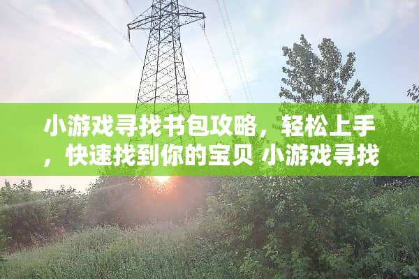 小游戏寻找书包攻略，轻松上手，快速找到你的宝贝 小游戏寻找书包攻略下载
