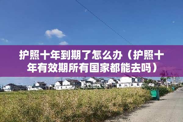护照十年到期了怎么办（护照十年有效期所有国家都能去吗）