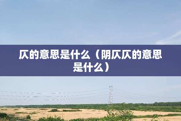 仄的意思是什么(*仄仄的意思是什么) 仄的意思是什么(*仄仄的意思是什么)