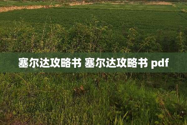 塞尔达攻略书 塞尔达攻略书 pdf