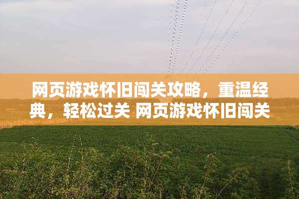 网页游戏**闯关攻略,重温经典,轻松过关 网页游戏**闯关攻略 网页游戏**闯关攻略,重温经典,轻松过关 网页游戏**闯关攻略