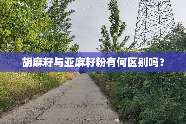 胡麻籽与亚麻籽粉有何区别吗？