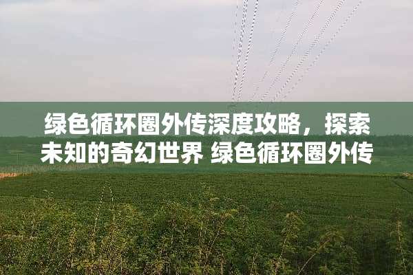 绿色循环圈外传深度攻略,探索未知的奇幻世界 绿色循环圈外传攻略 绿色循环圈外传深度攻略,探索未知的奇幻世界 绿色循环圈外传攻略