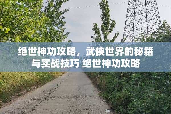 绝世神功攻略,武侠世界的秘籍与实战技巧 绝世神功攻略 绝世神功攻略,武侠世界的秘籍与实战技巧 绝世神功攻略