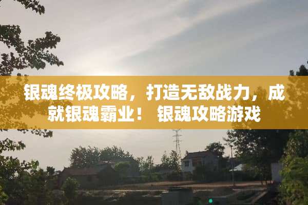 银魂终极攻略,打造无敌战力,成就银魂霸业! 银魂攻略游戏 银魂终极攻略,打造无敌战力,成就银魂霸业! 银魂攻略游戏