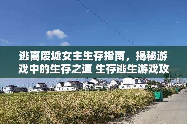 逃离废墟女主生存指南，揭秘游戏中的生存之道 生存逃生游戏攻略女主