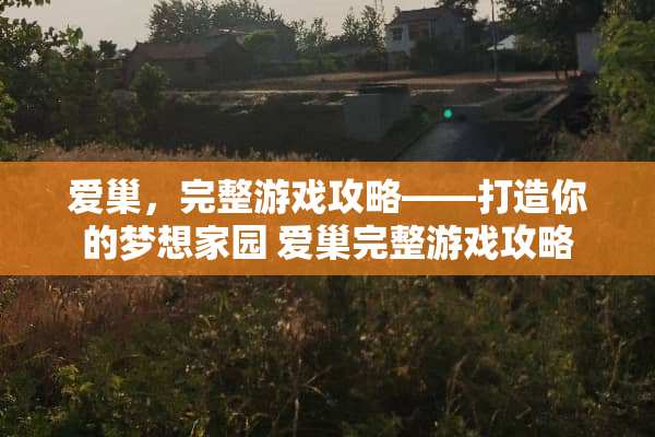爱巢,完整游戏攻略——打造你的***园 爱巢完整游戏攻略 爱巢,完整游戏攻略——打造你的***园 爱巢完整游戏攻略