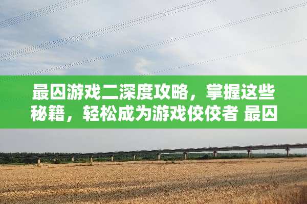 最囚游戏二深度攻略，掌握这些秘籍，轻松成为游戏佼佼者 最囚游戏二的攻略