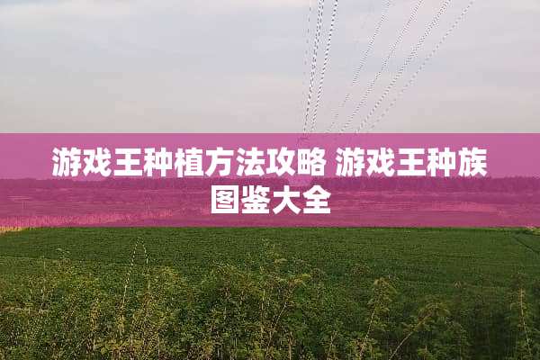 游戏王种植方法攻略 游戏王种族图鉴大全 游戏王种植方法攻略 游戏王种族图鉴大全