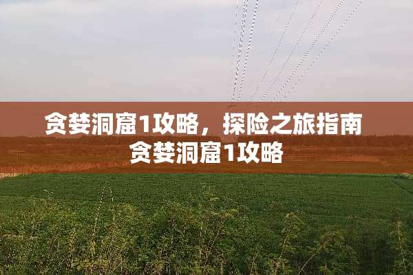 贪婪洞窟1攻略，探险之旅指南 贪婪洞窟1攻略