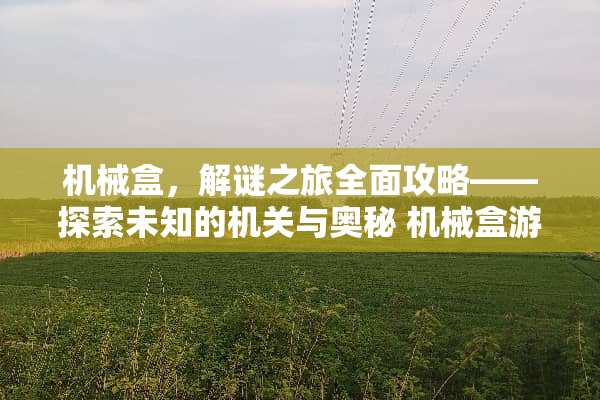 机械盒,解谜之旅全面攻略——探索未知的机关与奥秘 机械盒游戏攻略 机械盒,解谜之旅全面攻略——探索未知的机关与奥秘 机械盒游戏攻略