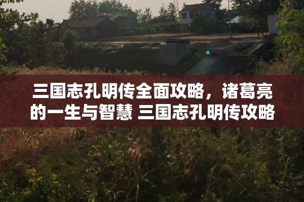 三国志孔明传全面攻略,诸葛亮的一生与智慧 三国志孔明传攻略 三国志孔明传全面攻略,诸葛亮的一生与智慧 三国志孔明传攻略