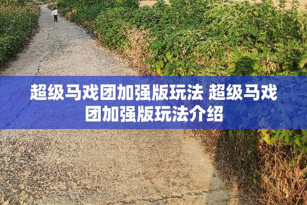 超级马戏团加强版玩法 超级马戏团加强版玩法介绍