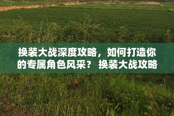 换装大战深度攻略，如何打造你的专属角色风采？ 换装大战攻略