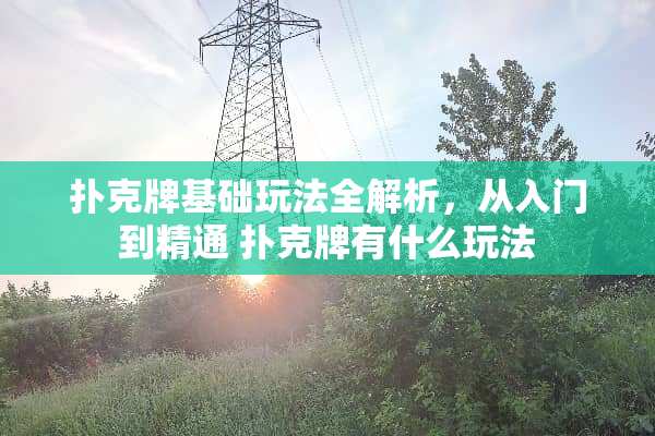 **牌基础玩法全解析，从入门到精通**牌有什么玩法