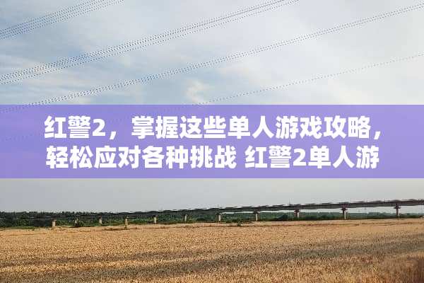 红警2，掌握这些单人游戏攻略，轻松应对各种挑战 红警2单人游戏攻略