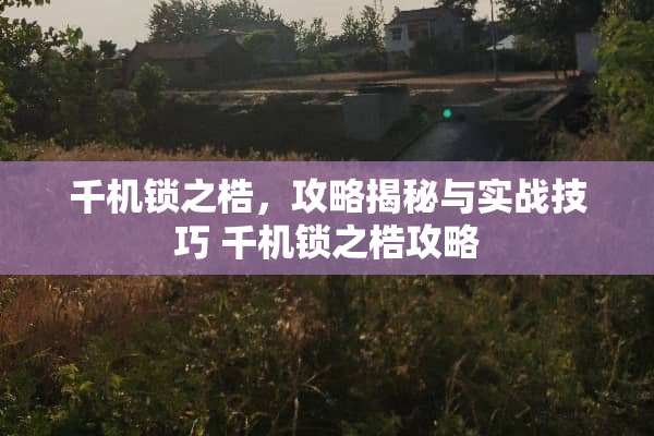 千机锁之梏，攻略揭秘与实战技巧 千机锁之梏攻略