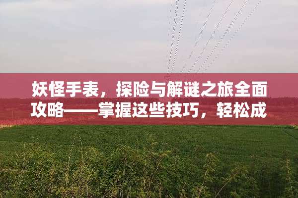 妖怪手表,探险与解谜之旅全面攻略——掌握这些技巧,轻松成为妖怪大师! 妖怪手表攻略 妖怪手表,探险与解谜之旅全面攻略——掌握这些技巧,轻松成为妖怪大师! 妖怪手表攻略