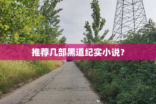 推荐几部黑道纪实小说？