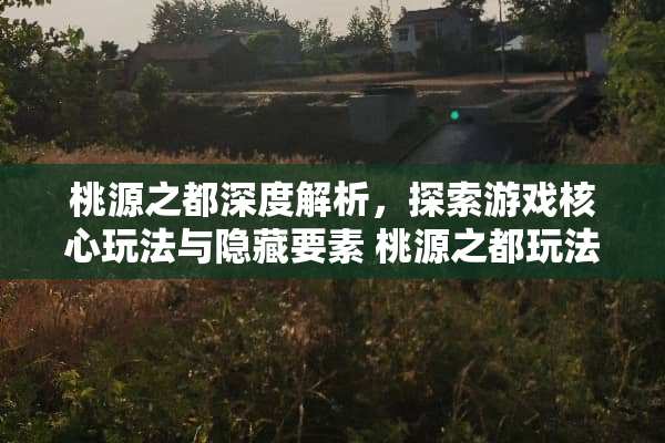 桃源之都深度解析,探索游戏核心玩法与隐藏要素 桃源之都玩法 桃源之都深度解析,探索游戏核心玩法与隐藏要素 桃源之都玩法