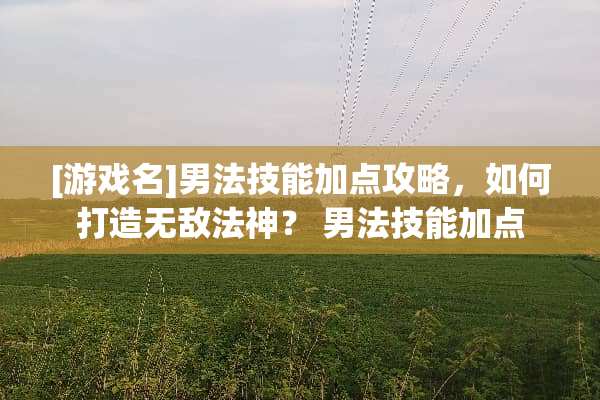 [游戏名]男法技能加点攻略，如何打造无敌法神？ 男法技能加点