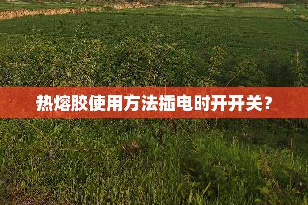 热熔胶使用方法插电时开开关？