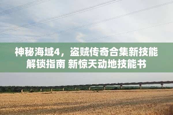 神秘海域4，盗贼传奇合集新技能解锁指南 新惊天动地技能书