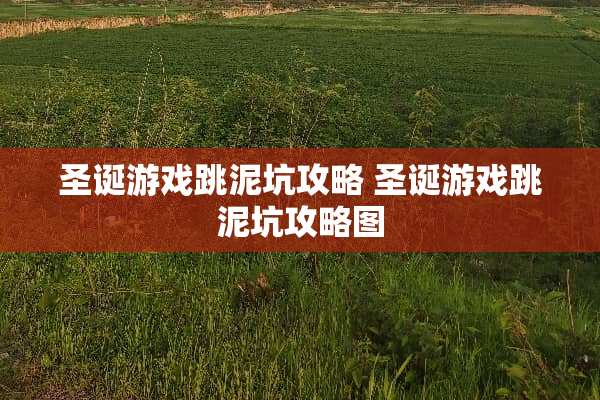 圣诞游戏跳泥坑攻略 圣诞游戏跳泥坑攻略图 圣诞游戏跳泥坑攻略 圣诞游戏跳泥坑攻略图