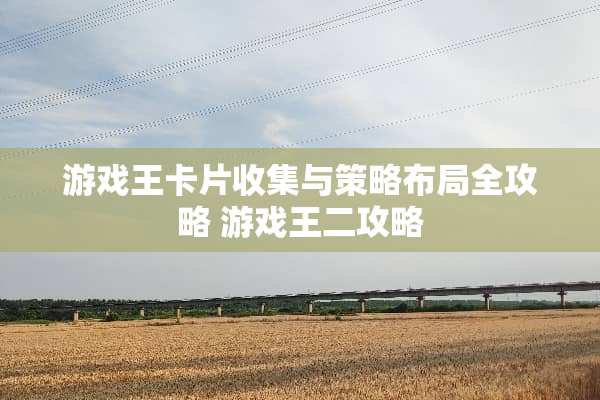 游戏王卡片收集与策略布局全攻略 游戏王二攻略