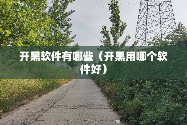开黑软件有哪些（开黑用哪个软件好）