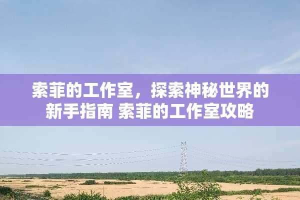 索菲的工作室，探索神秘世界的新手指南 索菲的工作室攻略