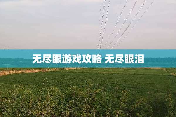 无尽眼游戏攻略 无尽眼泪