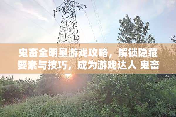 鬼畜全明星游戏攻略，解锁隐藏要素与技巧，成为游戏达人 鬼畜全明星游戏攻略下载