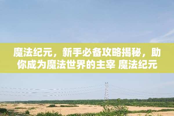 魔法纪元，新手必备攻略揭秘，助你成为魔法世界的主宰 魔法纪元攻略