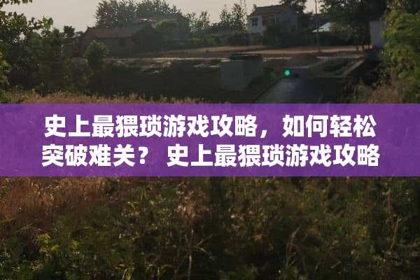 史上最猥琐游戏攻略，如何轻松突破难关？ 史上最猥琐游戏攻略
