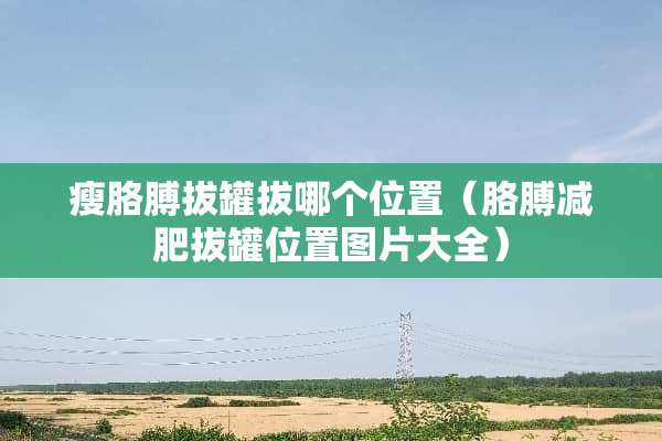 瘦胳膊拔罐拔哪个位置（胳膊减肥拔罐位置图片大全）