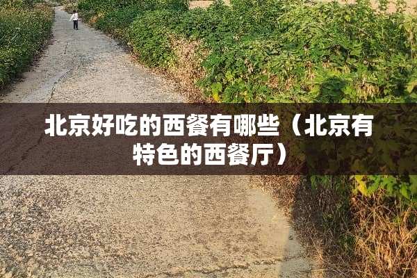 北京好吃的西餐有哪些（北京有特色的西餐厅）