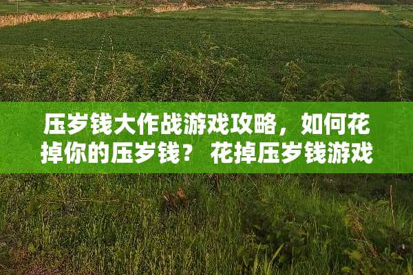 压岁钱大作战游戏攻略，如何花掉你的压岁钱？ 花掉压岁钱游戏攻略