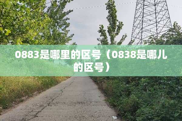 0883是哪里的区号（0838是哪儿的区号）