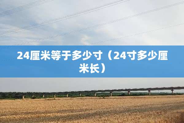 24厘米等于多少寸(24寸多少厘米长) 24厘米等于多少寸(24寸多少厘米长)
