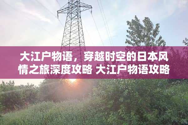 大江户物语，穿越时空的日本风情之旅深度攻略 大江户物语攻略