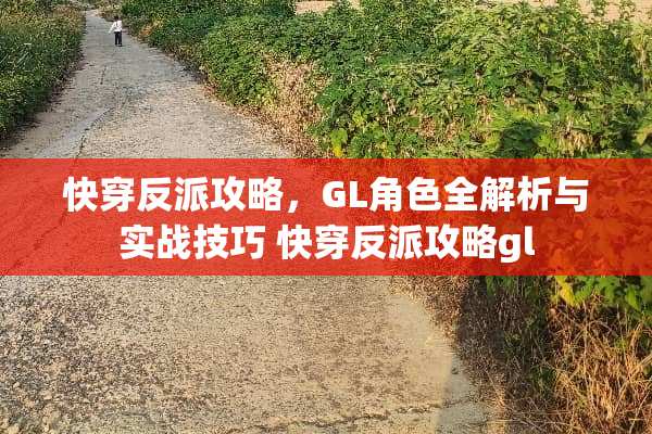 快穿反派攻略，GL角色全解析与实战技巧 快穿反派攻略gl