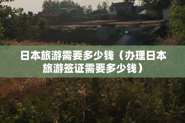 日本旅游需要多少钱（办理日本旅游签证需要多少钱）