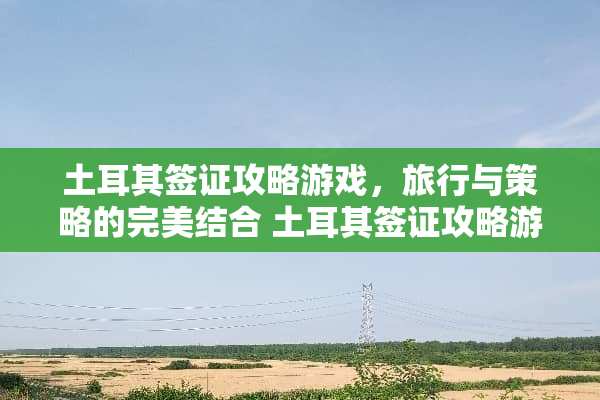 土耳其签证攻略游戏,旅行与策略的完美结合 土耳其签证攻略游戏 土耳其签证攻略游戏,旅行与策略的完美结合 土耳其签证攻略游戏