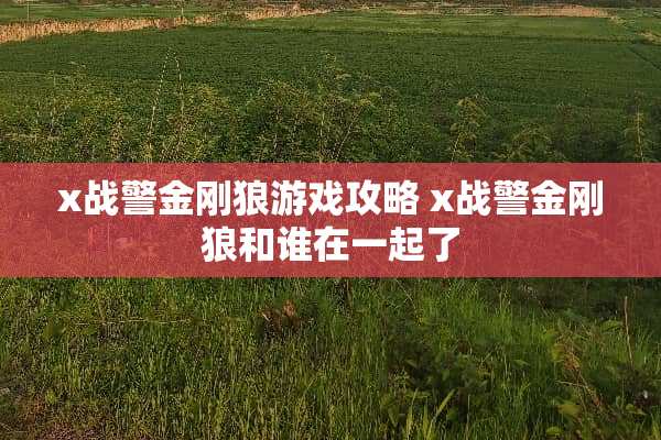 x战警金刚狼游戏攻略 x战警金刚狼和谁在一起了