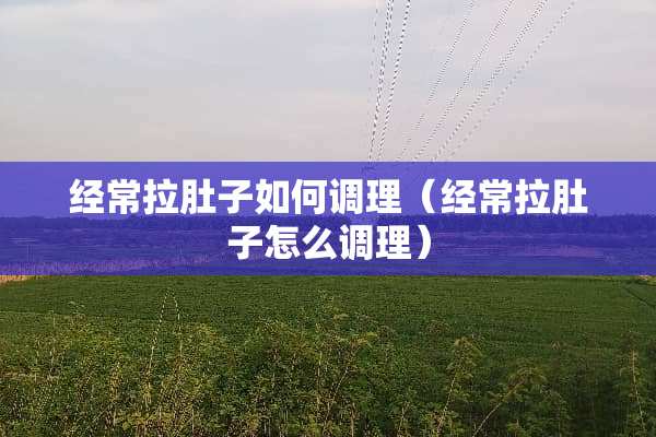 经常拉肚子如何调理（经常拉肚子怎么调理）