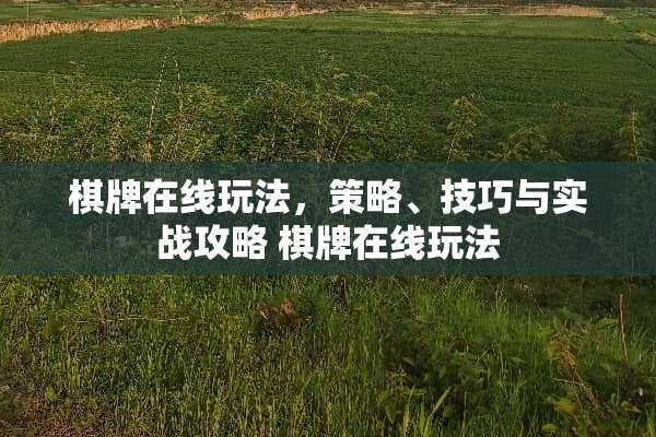 **在线玩法，策略、技巧与实战攻略**在线玩法